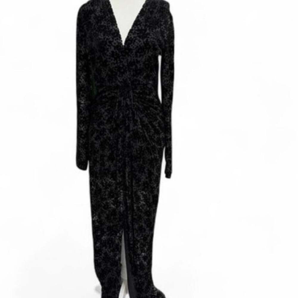 Veronica Beard Elegant Black Sheet Lace “Ruthie” Evening Dress